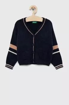 Детский кардиган United Colors of Benetton, темно-синий