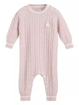 Детский кашемировый комбинезон Brunello Cucinelli Kids, розовый
