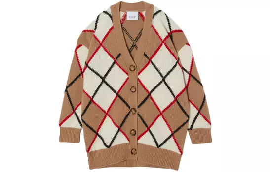 Детский кашемировый свитер Burberry, цвет Camel