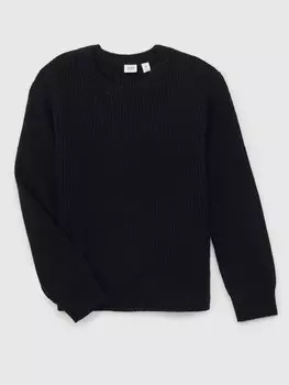 Детский кашесофтовый свитер Gap, черный