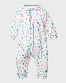 Детский комбинезон Cambridge Vintage Ornaments с принтом, размер для новорожденных – 24 м Petite Plume, цвет White
