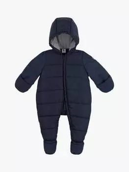 Детский комбинезон combipilote snowsuit Petit Bateau, цвет Smoking Blue