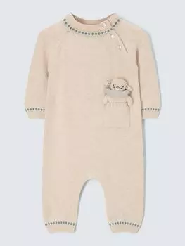 Детский комбинезон и игрушка из смеси кашемира Heirloom Collection John Lewis Heirloom Collection, овес
