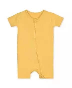 Детский комбинезон из мягкой вискозы из эвкалипта для маленьких мальчиков, пижама с плотным прилеганием Gerber, розовый