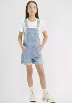 Детский комбинезон Levi's с пуговицами на талии для ДЕВОЧЕК Levi'S Kids, цвет Clear Skies