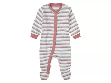 Детский комбинезон lupilu, с высоким содержанием органического хлопка, розовый/синий/кремовый
