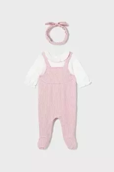 Детский комбинезон Mayoral Newborn, розовый
