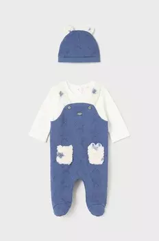 Детский комбинезон Mayoral Newborn, темно-синий