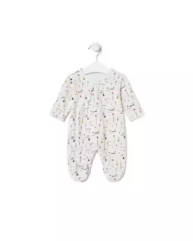 Детский комбинезон на запахе с разноцветным принтом Tous