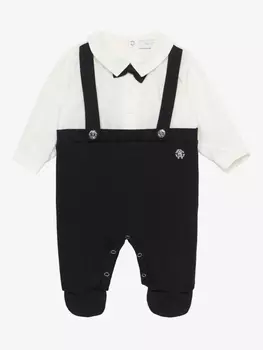 Детский комбинезон с бабочкой Roberto Cavalli Junior, черный