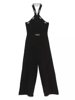 Детский комбинезон с логотипом TWINSET TWINSET Kids, черный