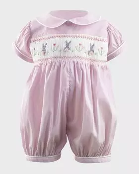 Детский комбинезон с зайчиком для девочки, размер 3-18 м Rachel Riley, цвет Pink