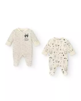 Детский комбинезон с застежкой на кнопки и принтом Charanga, мультиколор