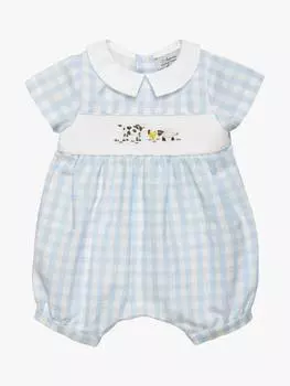 Детский комбинезон со двора фермы Trotters, цвет Pale Blue/Multi