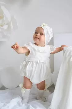 Детский комбинезон SOMI Jamiks, белый