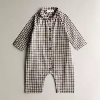 Детский комбинезон Zara Home Christmas Check Flannel, мультиколор