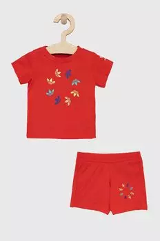 Детский комплект adidas Originals HE6853, красный