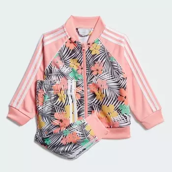 Детский комплект Adidas Originals SST, 2 предмета, розовый/мультиколор