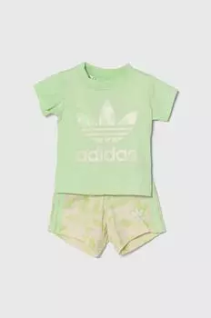 Детский комплект adidas Originals, зеленый