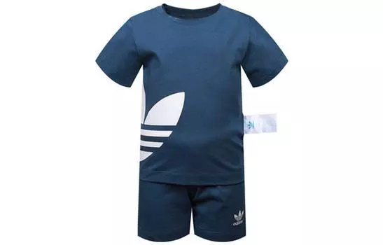 Детский комплект для малышей Adidas Originals, цвет Blue