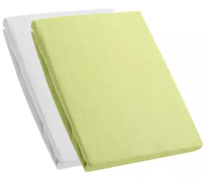 Детский комплект из 2 простыней-джерси Kinzler, зеленый