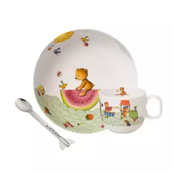 Детский комплект из 3 предметов Hungry as a Bear Villeroy & Boch, зеленый