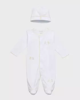 Детский комплект из футболки и шапочки для детенышей, размер для новорожденных — 6 м Kissy Kissy, цвет White