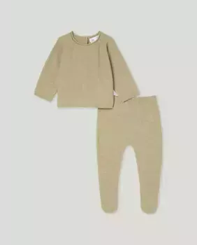 Детский комплект из трикотажа Baby El Corte Ingls, зеленый