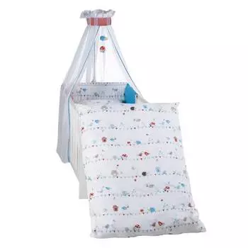 Детский комплект кровати танец птиц 4 шт. Roba, белый