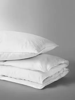 Детский комплект пуховых одеял и подушек John Lewis с утиным пером и пухом, 4,5 кг.