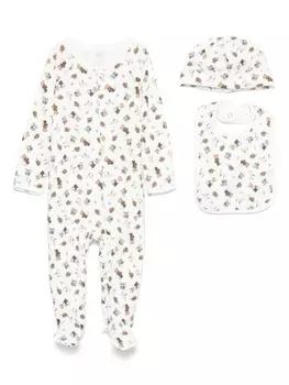 Детский комплект Ralph Lauren Kids Polo Bear для малышей, белый
