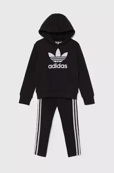 Детский комплект с капюшоном для ног adidas Originals, черный