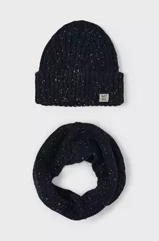 Детский комплект: шапка и шарф Mayoral, зеленый