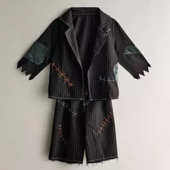 Детский костюм Франкенштейна на Хэллоуин Zara Home, 2 предмета, черный