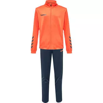 Детский костюм из полиэстера Hmlpromo Kids Unisex Kids HUMMEL, неоновый кроваво-оранжевый/темно-синий/оранжевый