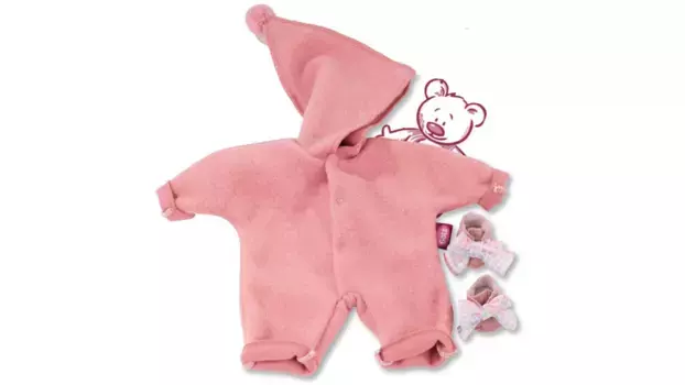 Детский костюмчик, остроконечная шапка, размер розовый с Gtz Puppenmanufaktur