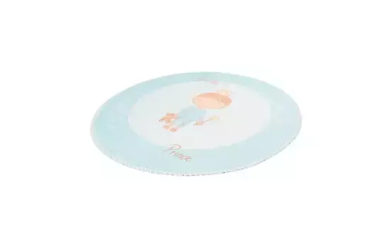 Детский ковер Arte Espina "Bambini 300", круглый детский ковер с оригинальным принтом, приятный на ощупь 160 см, мятный