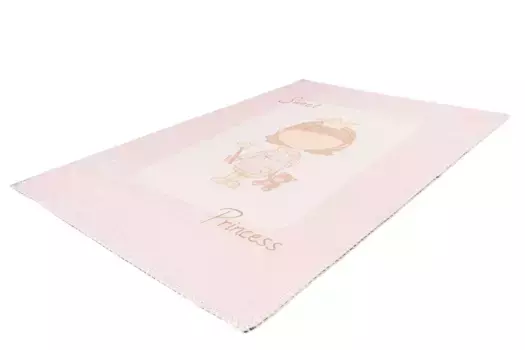 Детский ковер Arte Espina "Bambini 300", прямоугольный детский ковер с оригинальным принтом, приятный на ощупь 120х180 см, розовый