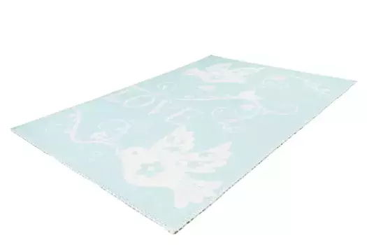 Детский ковер Arte Espina "Bambini 400", прямоугольный детский ковер с оригинальным принтом, приятный на ощупь 120х180 см, мятный