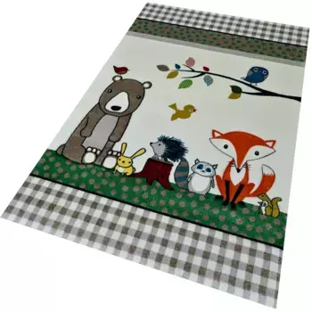 Детский ковер из мериноса "Diamond Kids 485", прямоугольный Merinos 80х150 см, цвет creme