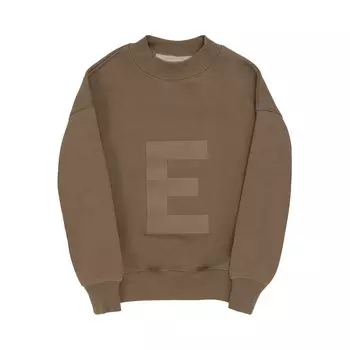 Детский круглый вырез Fear of God Essentials, цвет Дерево