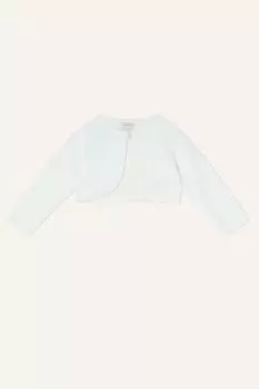 Детский кружевной кардиган Monsoon, бежевый