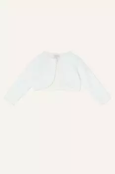 Детский кружевной кардиган натурального цвета Monsoon