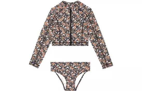Детский купальник Burberry, коричневый