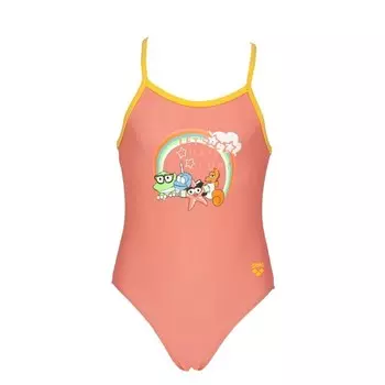 Детский купальник цельный Arena, розовый