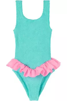 Детский купальник-дуэт Denise в синем и розовом цвете Hunza G
