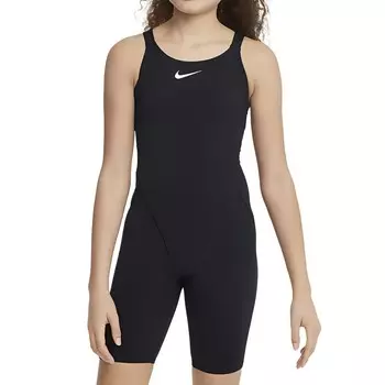 Детский купальник GS Nike, черный/белый