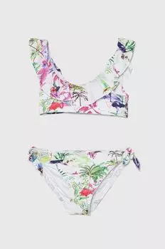 Детский купальник из двух частей Guess, зеленый