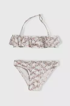 Детский купальник из двух частей United Colors of Benetton, серый