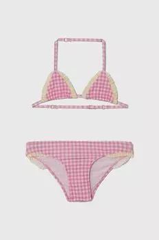 Детский купальник из двух частей United Colors of Benetton, розовый